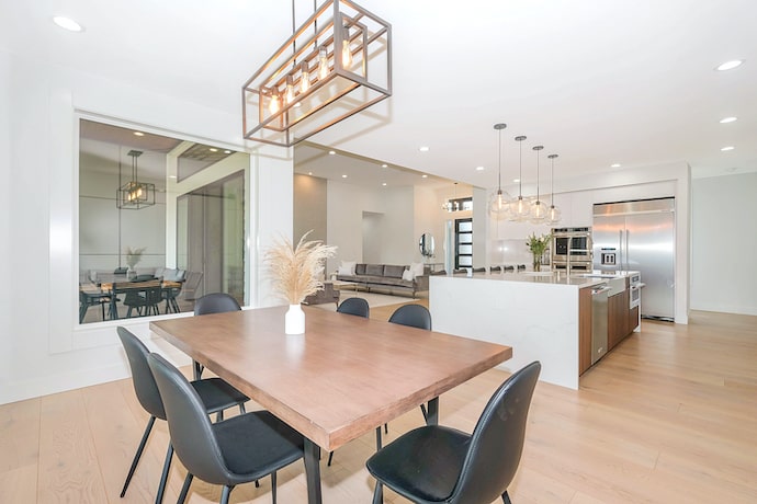 luxury dining room interior