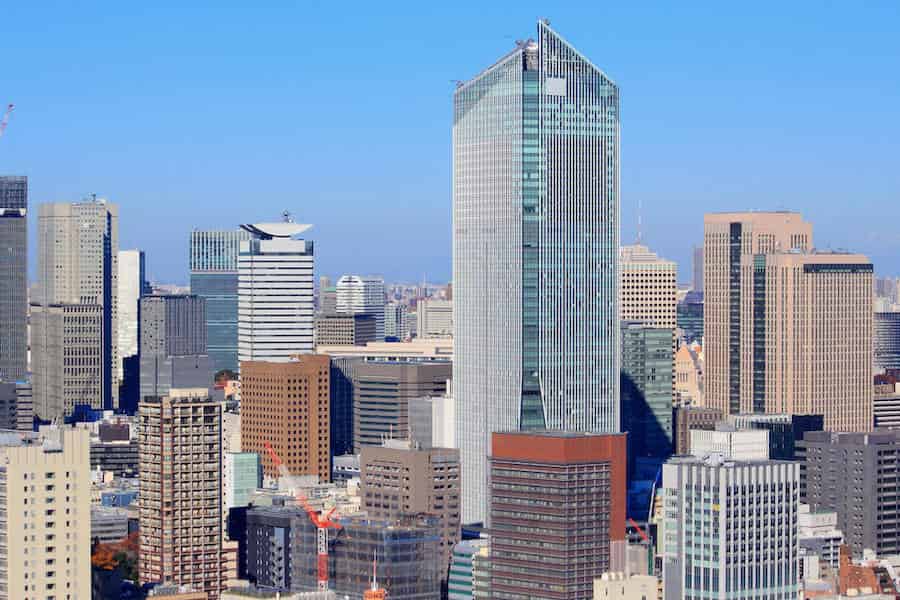 High rise buildings in Toranomon